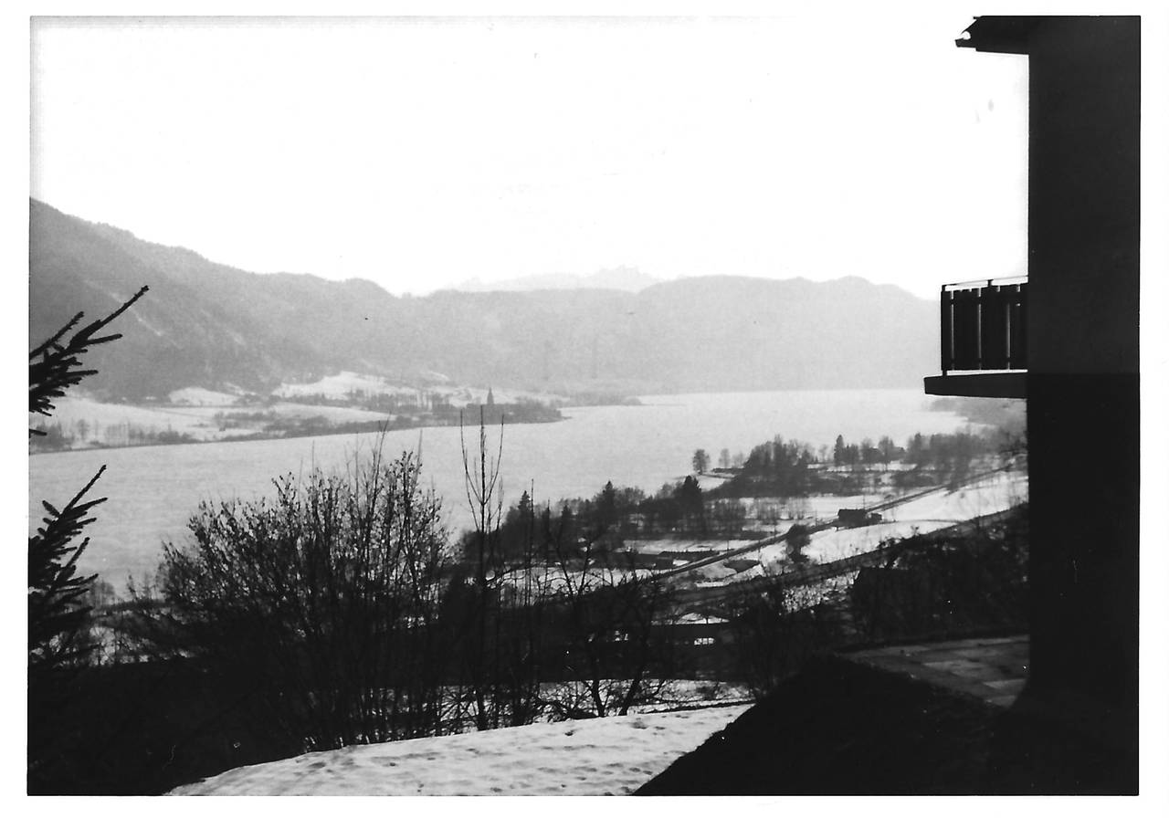 Balkon, Haus, Ossiacher See, See, Strauch