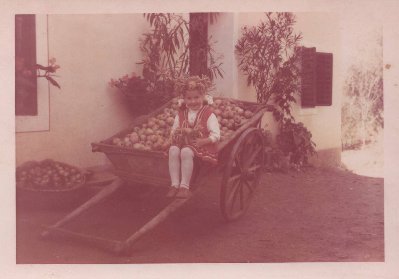 Anhänger, Apfel, Kind, Mädchen, Obst, Tiffen