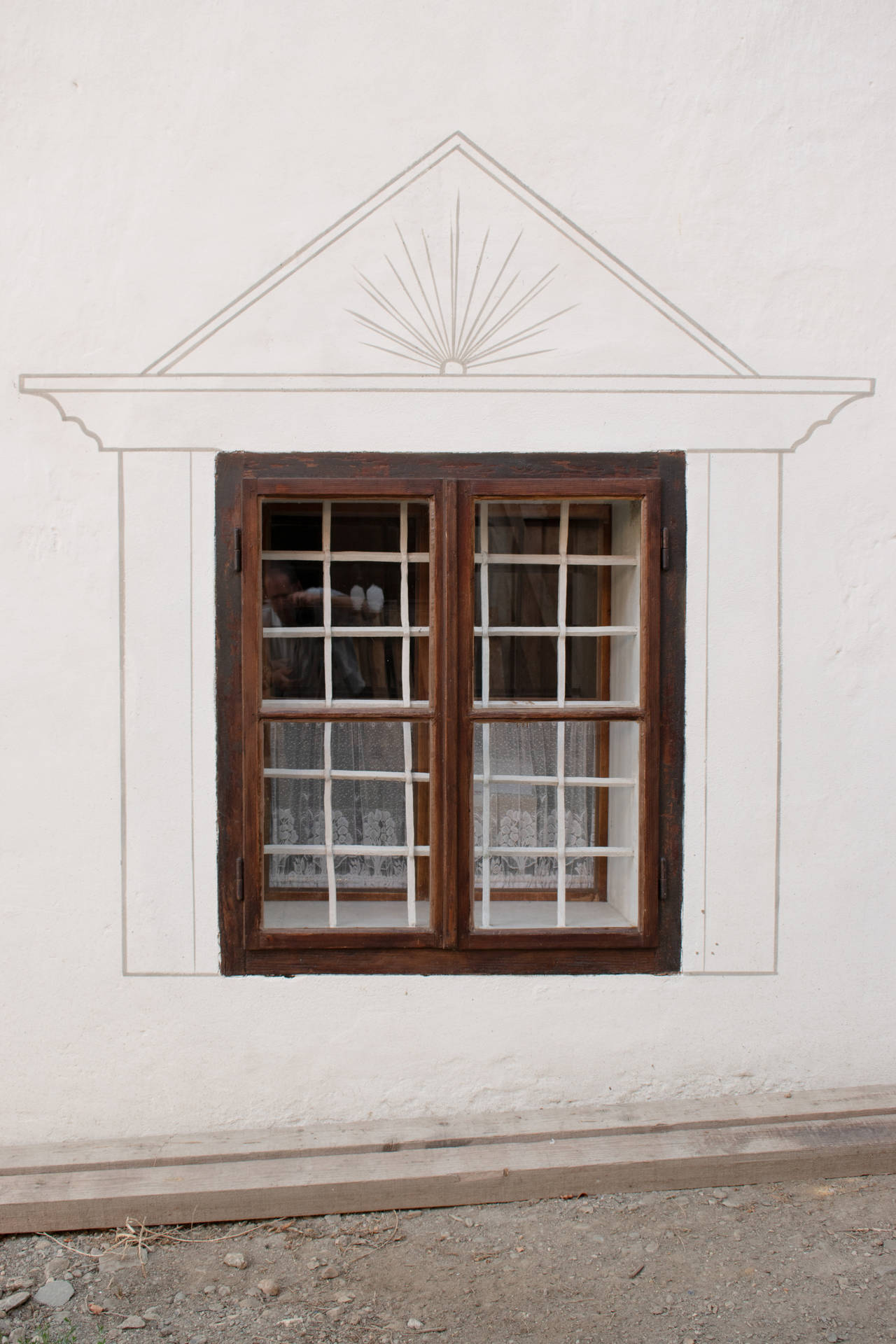 Fenster, Gitter, Malerei, Mauer, Rauchenwald, Tiffen, Tiffnerhof